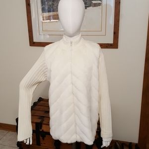 Cream Sweater / Jacket M